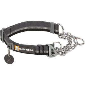 Ruffwear Dog Collar - Basalt Grey - Reflective, Stainless Steel Chain, Training Ruffwear Dog Collar - Basalt Grey - Reflective, Stainless Steel Chain, Training