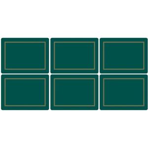 Pimpernel Classic Emerald Green Placemats Set of 6 Pimpernel Classic Emerald Green Placemats Set of 6