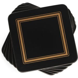 Pimpernel Black Coasters Set of 6 Pimpernel Black Coasters Set of 6