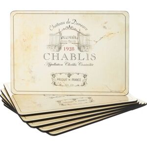 Pimpernel Vin de France Beige Set of 6 Placemats - Tableware Pimpernel Vin de France Beige Set of 6 Placemats - Tableware