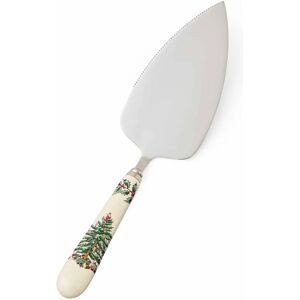 Spode Christmas Tree Cake Slice - Stainless Steel & Porcelain - Christmas Tree Design Spode Christmas Tree Cake Slice - Stainless Steel & Porcelain - Christmas Tree Design