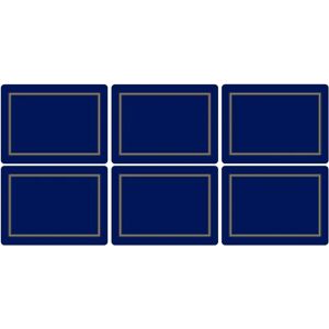 Pimpernel Model Classic Midnight Blue Cork Back Placemat - 6 pcs Pimpernel Model Classic Midnight Blue Cork Back Placemat - 6 pcs
