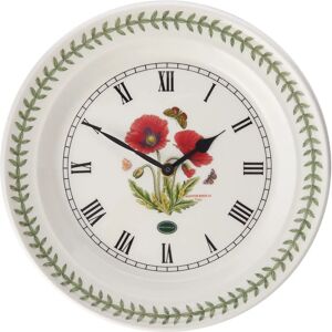 Portmeirion Poppy Wall Clock - Floral Ceramic Decor Portmeirion Poppy Wall Clock - Floral Ceramic Decor
