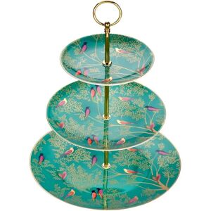 Sara Miller London Chelsea 3 Tier Cake Stand - Green Sara Miller London Chelsea 3 Tier Cake Stand - Green