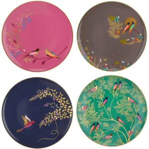 Sara Miller Chelsea Collection Birds Cake Plates - Set of 4, 20cm Sara Miller Chelsea Collection Birds Cake Plates - Set of 4, 20cm
