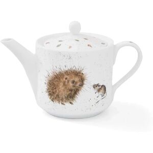 Wrendale Designs Hedgehog & Mouse Fine Bone China Teapot - Teapot Wrendale Designs Hedgehog & Mouse Fine Bone China Teapot - Teapot