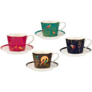 Sara Miller London Chelsea Collection Bird Espresso Cups & Saucers - Espresso Cup & Saucer Set Sara Miller London Chelsea Collection Bird Espresso Cups & Saucers - Espresso Cup & Saucer Set