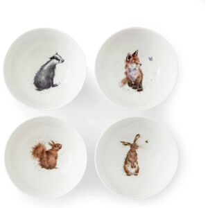 Wrendale Designs Badger Fox Hare Squirrel Deep Bowl Set - Deep Bowls Wrendale Designs Badger Fox Hare Squirrel Deep Bowl Set - Deep Bowls