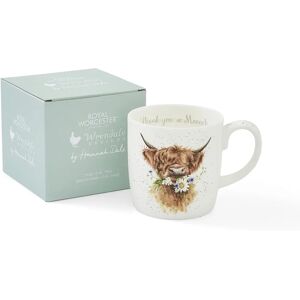 Wrendale Designs Highland Cow Mug - 400ml Fine Bone China Gift Wrendale Designs Highland Cow Mug - 400ml Fine Bone China Gift