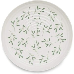 Sophie Conran Mistletoe Porcelain Platter - Festive White/Green Sophie Conran Mistletoe Porcelain Platter - Festive White/Green