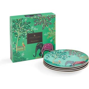 Sara Miller London India Set of 4 Cake Plates Sara Miller London India Set of 4 Cake Plates