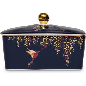 Sara Miller London Chelsea Collection Navy Hummingbird Fine China Butter Dish Sara Miller London Chelsea Collection Navy Hummingbird Fine China Butter Dish