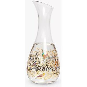 Sara Miller Chelsea Gold Leaves & Birds Glass Carafe - Glass Carafe Sara Miller Chelsea Gold Leaves & Birds Glass Carafe - Glass Carafe