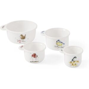 Wrendale Designs Bird Measuring Cups - Fine China, 4 pcs Wrendale Designs Bird Measuring Cups - Fine China, 4 pcs