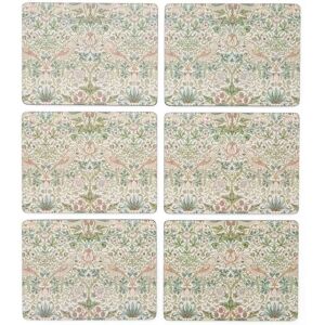 Morris & Co. Strawberry Thief Cork-Backed Placemats - placemats Morris & Co. Strawberry Thief Cork-Backed Placemats - placemats