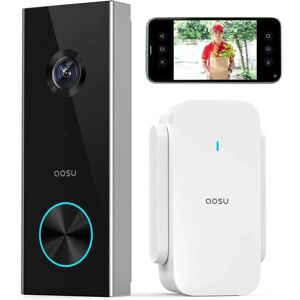 AOSU - V8P1AX11 - 2K HD - Batterie - Vidéo porte - Publicité AOSU - V8P1AX11 - 2K HD - Batterie - Vidéo porte - Publicité