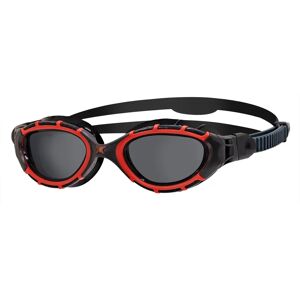 Zoggs Predator Flex Polarized Goggles - Red/Black/Smoke Polarized - Unisex Zoggs Predator Flex Polarized Goggles - Red/Black/Smoke Polarized - Unisex