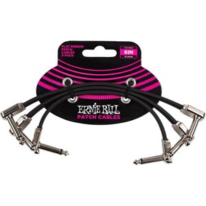 Ernie Ball P06221 Black 15 cm Angled - Audio Cable Ernie Ball P06221 Black 15 cm Angled - Audio Cable