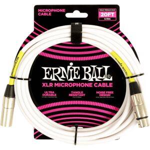 Ernie Ball Microphone Cable - 6.1m White Ernie Ball Microphone Cable - 6.1m White