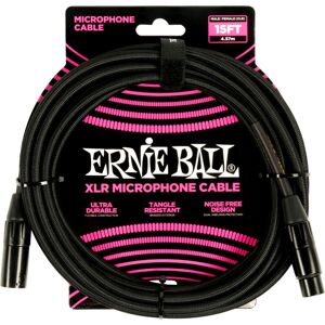 Ernie Ball P06391 High-Quality Audio Cable - 4.57m XLR Black Ernie Ball P06391 High-Quality Audio Cable - 4.57m XLR Black