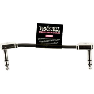 Ernie Ball Black Flat Ribbon Audio Cable - 0.08m Ernie Ball Black Flat Ribbon Audio Cable - 0.08m