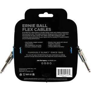 Ernie Ball Flex Audio Cable - 3.05 m, Blue - Audio Cable Ernie Ball Flex Audio Cable - 3.05 m, Blue - Audio Cable