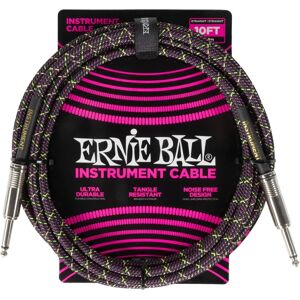 Ernie Ball Purple Braided 10ft Instrument Cable Ernie Ball Purple Braided 10ft Instrument Cable