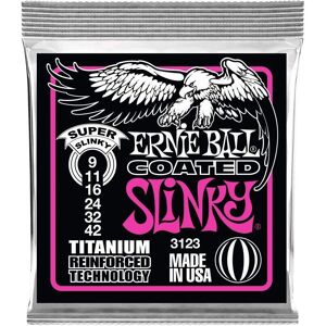 Ernie Ball Titanium Electric Guitar Strings - 6-String Coated Set Ernie Ball Titanium Electric Guitar Strings - 6-String Coated Set