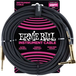 Ernie Ball P06058 Zwart instrument kabel 7,62 m Ernie Ball P06058 Zwart instrument kabel 7,62 m