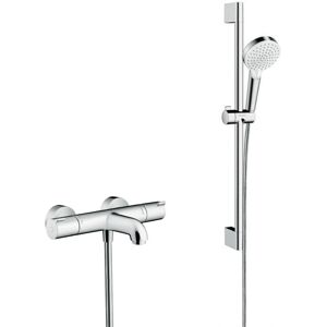 Hansgrohe Ecostat 1001 Chrome Thermostatic Shower Set Hansgrohe Ecostat 1001 Chrome Thermostatic Shower Set