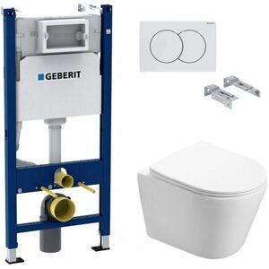 Geberit Pack WC Bâti-support + Swiss Aqua Technologies Infinitio sans bride - Toilet Geberit Pack WC Bâti-support + Swiss Aqua Technologies Infinitio sans bride - Toilet
