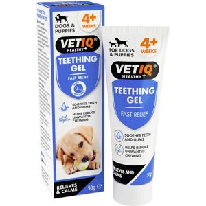 VetIQ Puppy Teething Gel - Soothing Relief for Dogs 50g VetIQ Puppy Teething Gel - Soothing Relief for Dogs 50g