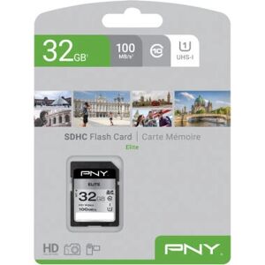 PNY Elite 32 GB Cartão SDHC UHS-I Classe 10 PNY Elite 32 GB Cartão SDHC UHS-I Classe 10