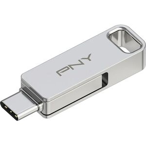 PNY 64GB Duo Link USB Flash Drive - USB-C & USB-A, 200MB/s PNY 64GB Duo Link USB Flash Drive - USB-C & USB-A, 200MB/s