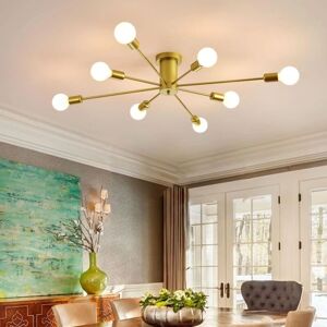 GANEED 10-Light Modern Vintage Sputnik Ceiling Lamp - Chandelier GANEED 10-Light Modern Vintage Sputnik Ceiling Lamp - Chandelier