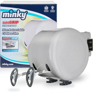Minky Retractable Clothesline - Grey - 30m Minky Retractable Clothesline - Grey - 30m