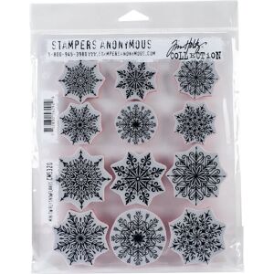 Tim Holtz Mini Swirly Snowflakes - Stamps Tim Holtz Mini Swirly Snowflakes - Stamps