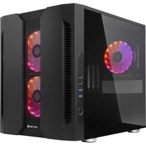 Chieftec Chieftronic M2 - Cub Micro ATX - Negru - Suportă Ventilatoare RGB - Radiatoare Chieftec Chieftronic M2 - Cub Micro ATX - Negru - Suportă Ventilatoare RGB - Radiatoare