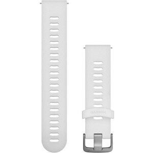 Garmin White Silicone Quick Release Watch Band - Sporty & Water-Resistant Garmin White Silicone Quick Release Watch Band - Sporty & Water-Resistant