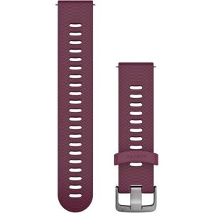 Garmin Burgundy Silicone Watch Band - 20mm Quick Release Garmin Burgundy Silicone Watch Band - 20mm Quick Release
