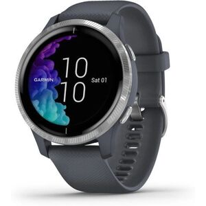 Garmin Venu Hopea/Sininen AMOLED Älykello - GPS Kuntoväline Garmin Venu Hopea/Sininen AMOLED Älykello - GPS Kuntoväline