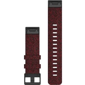 Garmin Garmin QuickFit 22 Bracelet en nylon rouge - Bracelet de montre Garmin Garmin QuickFit 22 Bracelet en nylon rouge - Bracelet de montre