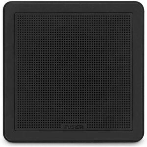 Fusion Marine Speakers - 120W, Black, Full-Range, Square Fusion Marine Speakers - 120W, Black, Full-Range, Square