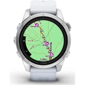 Garmin Epix™ Pro Gen 2 - Standard 42mm Silver + Whitestone Band Garmin Epix™ Pro Gen 2 - Standard 42mm Silver + Whitestone Band
