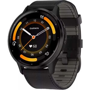 Garmin Venu 3 - Slate/Black Leather Band Garmin Venu 3 - Slate/Black Leather Band