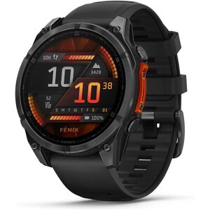 Garmin fenix® 8 - 47mm AMOLED Slate grey/Black silicone band Garmin fenix® 8 - 47mm AMOLED Slate grey/Black silicone band