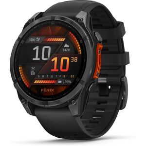 Garmin fenix® 8 - 51mm AMOLED Slate grey with Black silicone band Garmin fenix® 8 - 51mm AMOLED Slate grey with Black silicone band