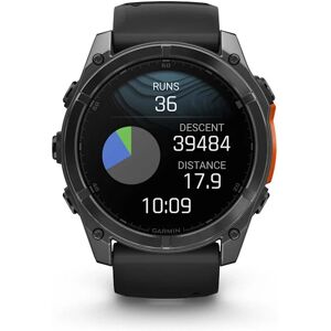 Garmin fenix® 8 - 51mm AMOLED Slate grey with Black silicone band Garmin fenix® 8 - 51mm AMOLED Slate grey with Black silicone band