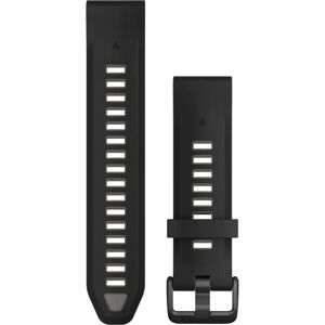 Garmin QuickFit Silicone Watch Band - Black & Gray - 20mm Garmin QuickFit Silicone Watch Band - Black & Gray - 20mm