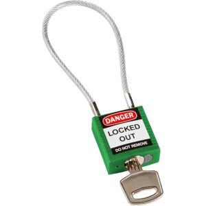 Brady Reinforced Plastic Lock with Fiberglass - 106.68mm Shackle - Padlock Brady Reinforced Plastic Lock with Fiberglass - 106.68mm Shackle - Padlock